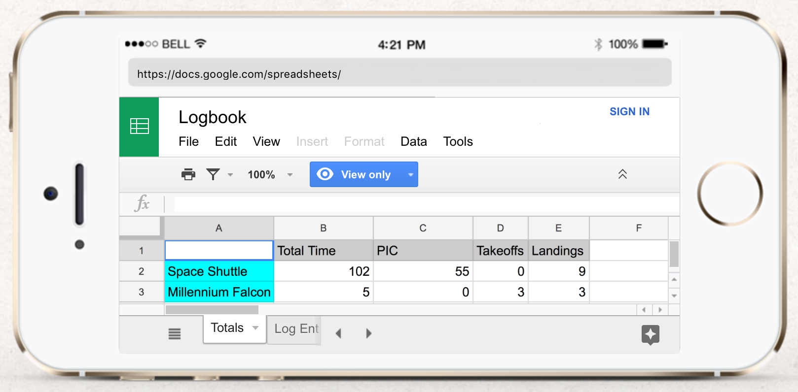 Free pilot logbook excel template